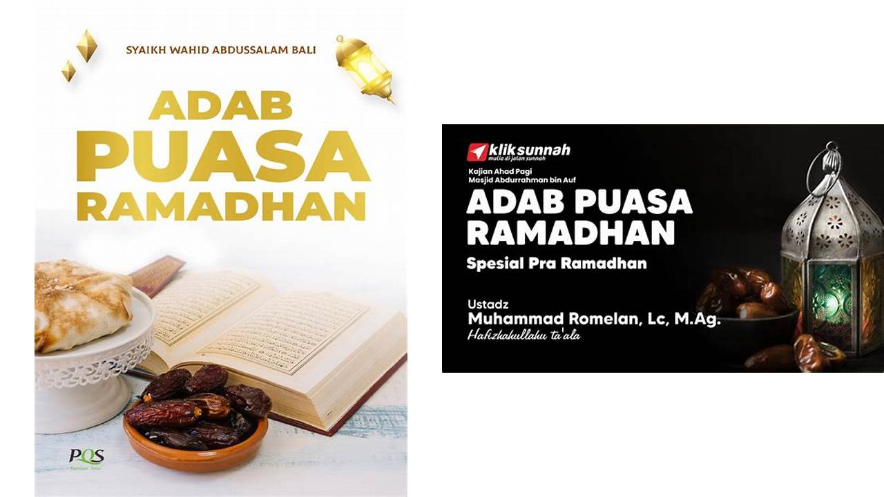 adab puasa ramadhan