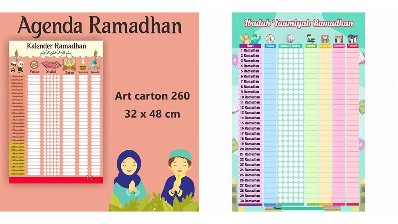 agenda ramadhan anak agenda ramadhan anak