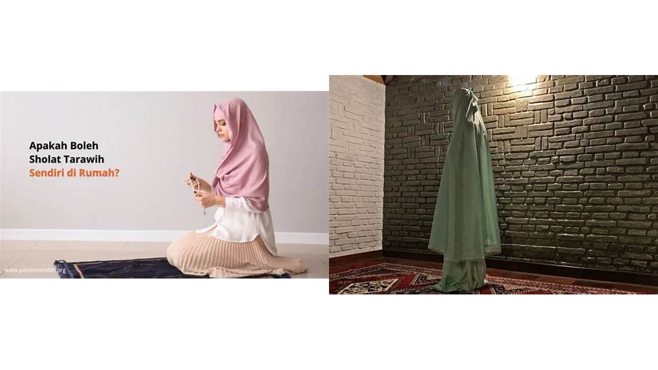 apakah boleh tarawih sendirian di rumah