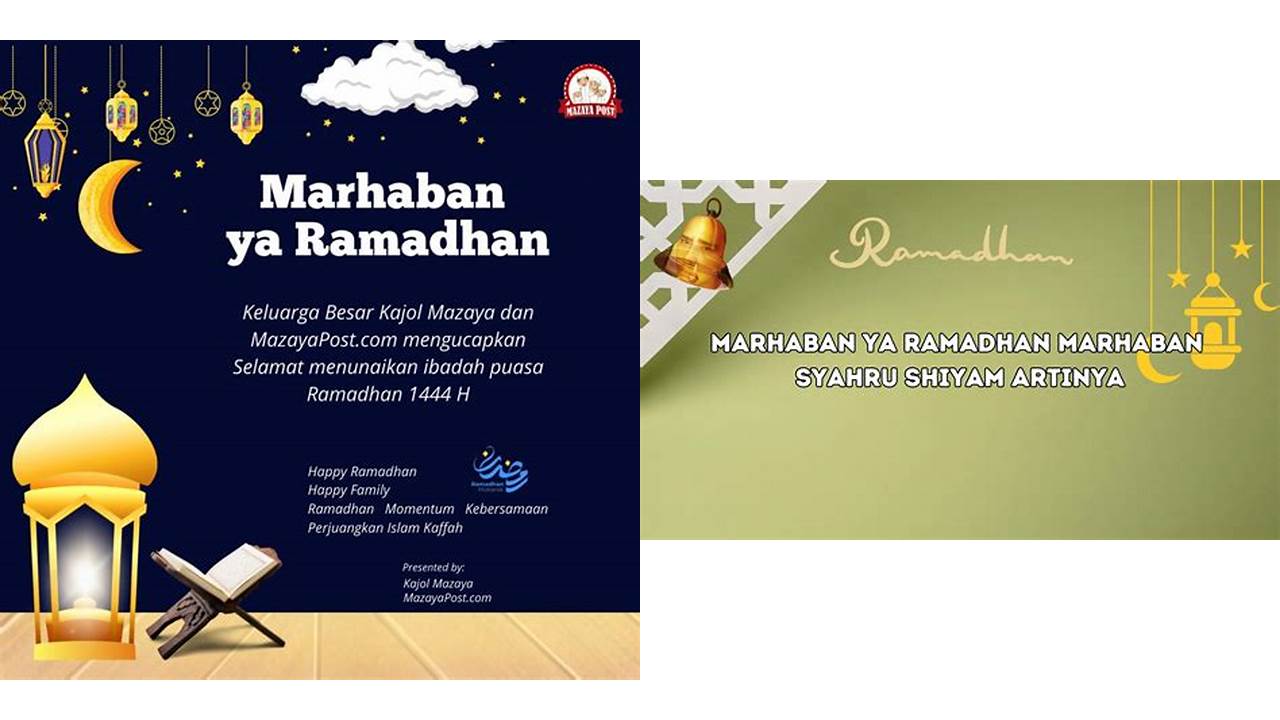 arti marhaban ya syahru ramadhan