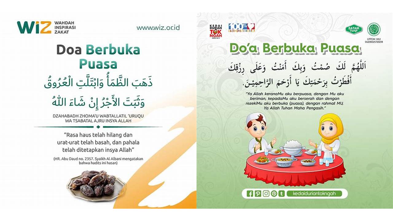 baca doa buka puasa