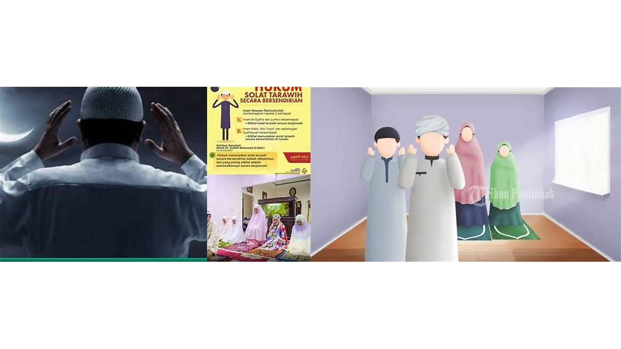 bolehkah shalat tarawih sendirian di rumah