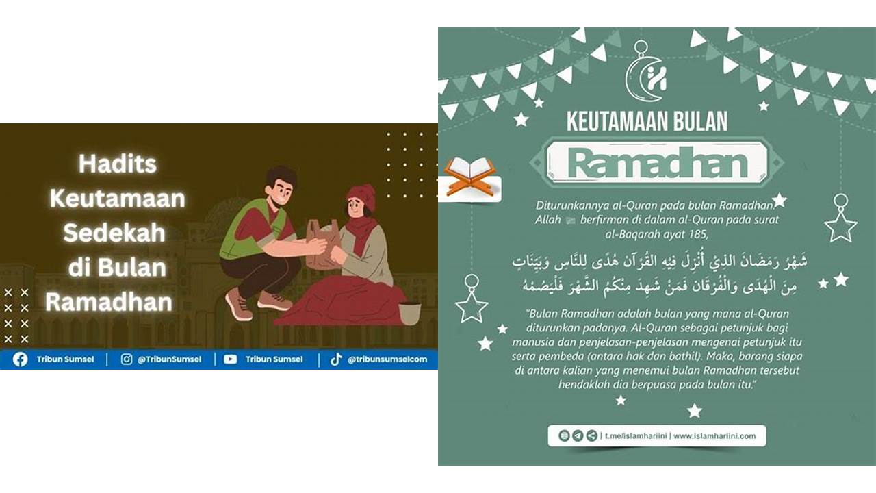 dalil berbagi di bulan ramadhan