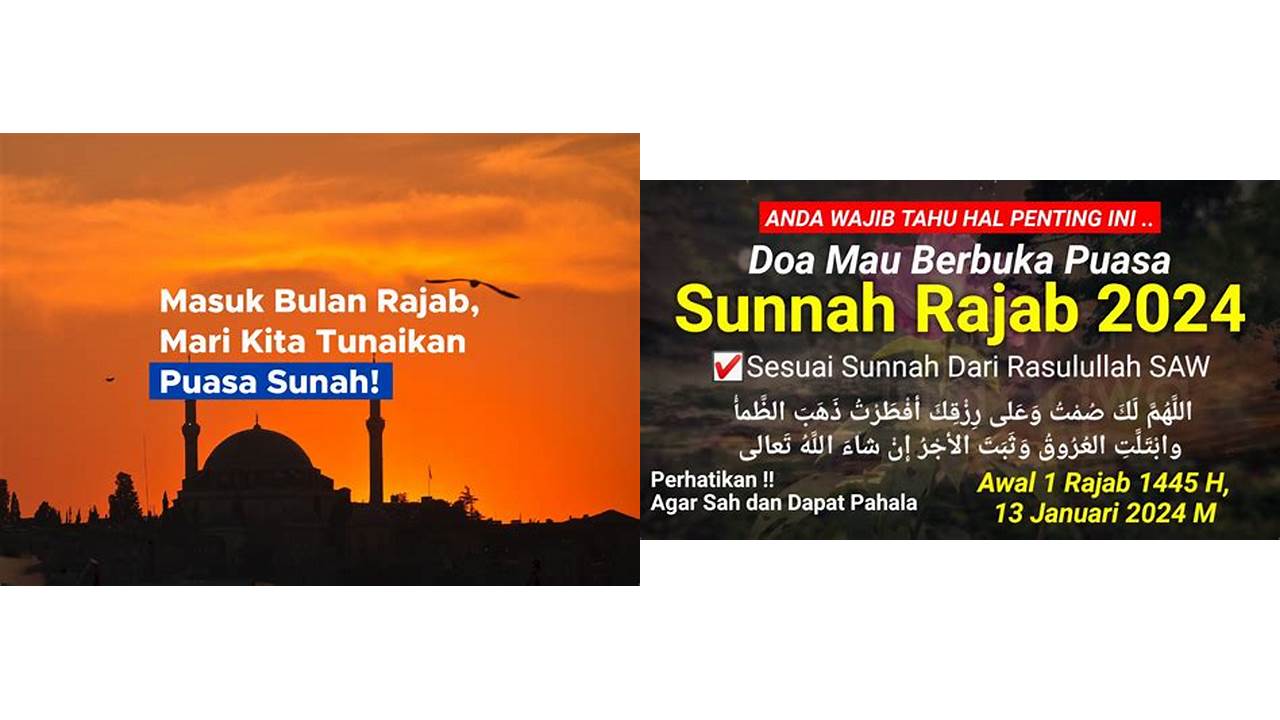 doa buka puasa rajab latin