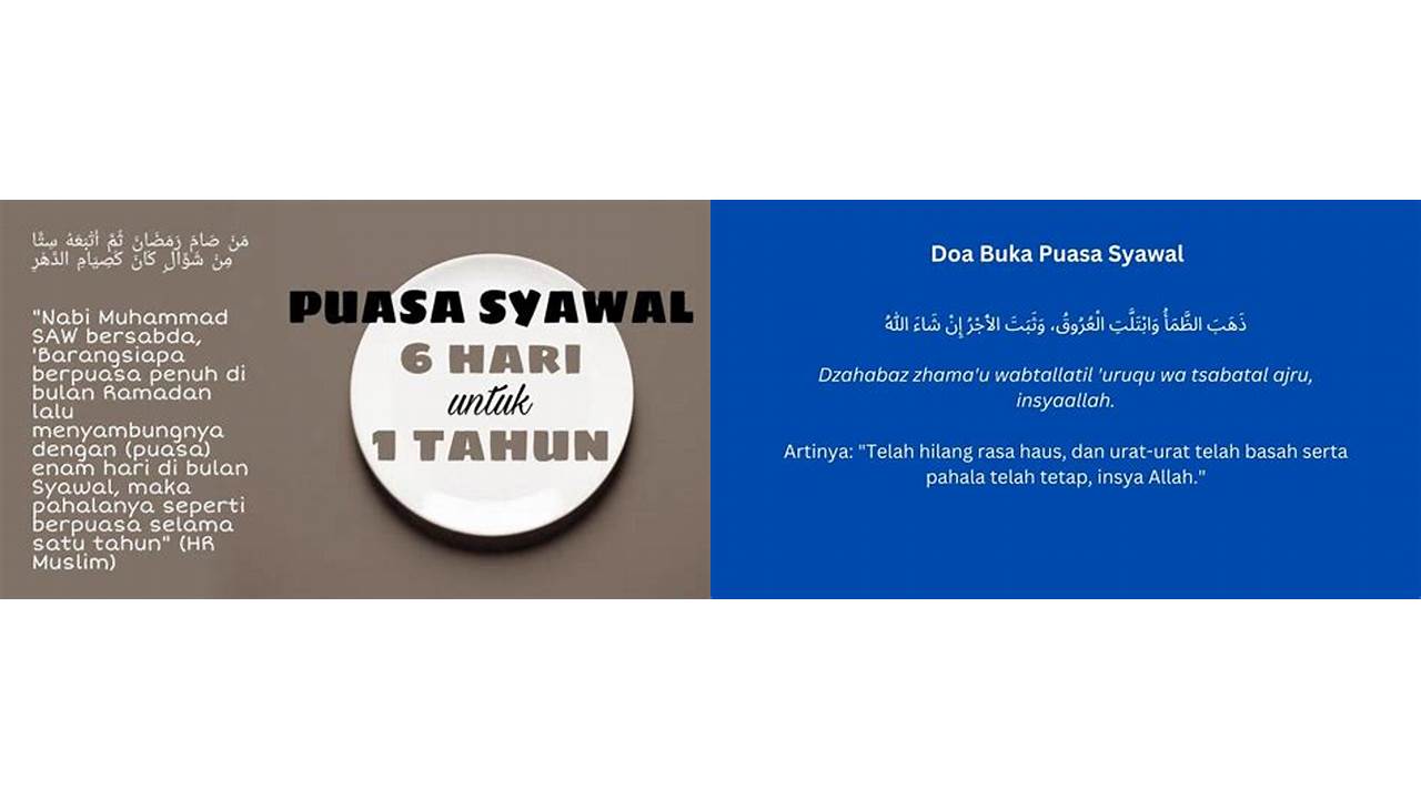 doa buka puasa syawal