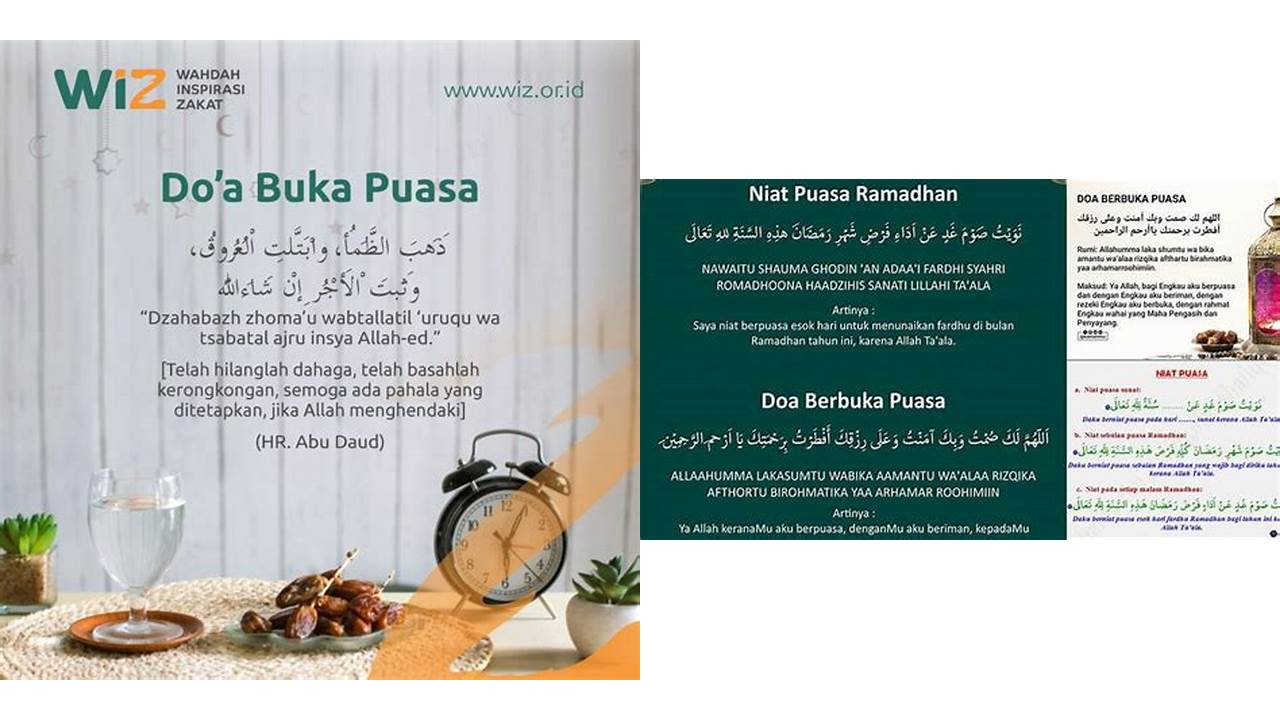 doa buka puasa weton