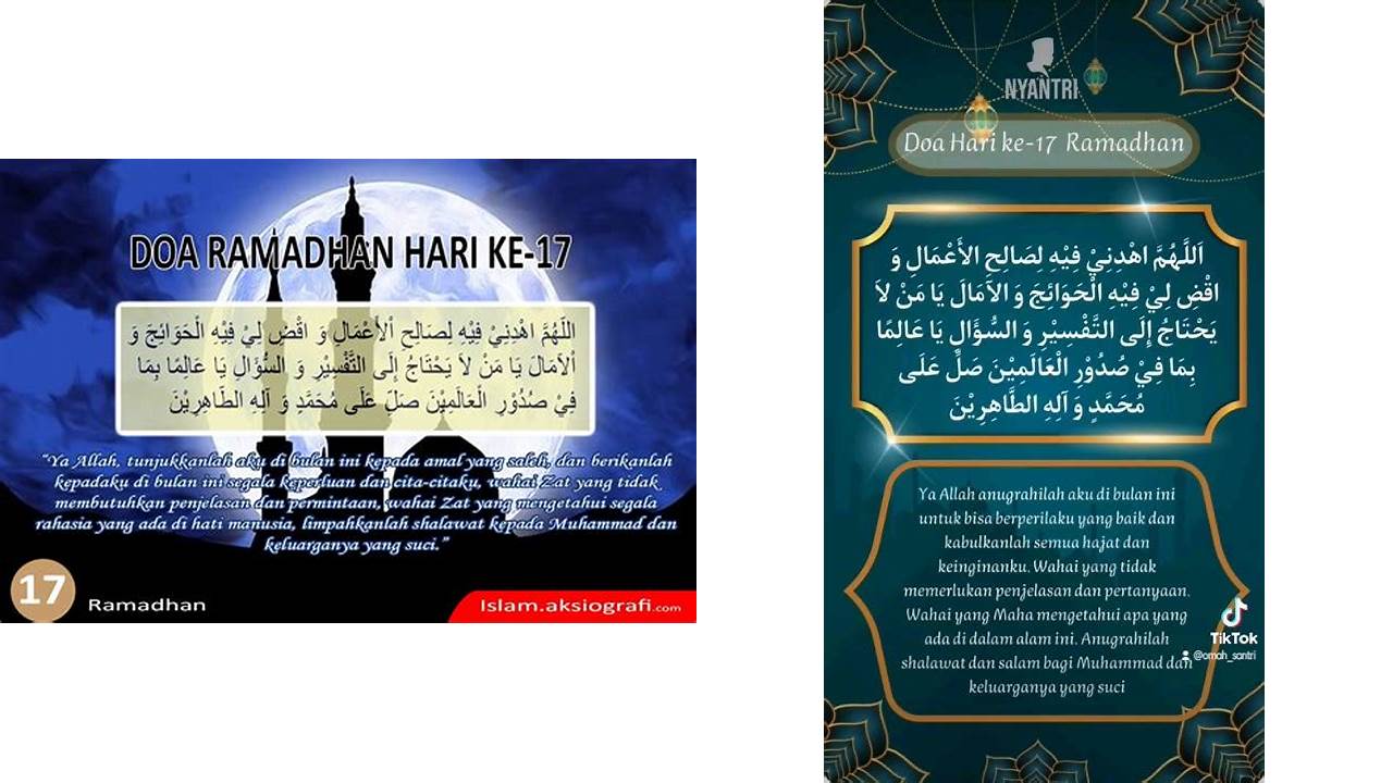 doa hari ke 17 bulan ramadhan