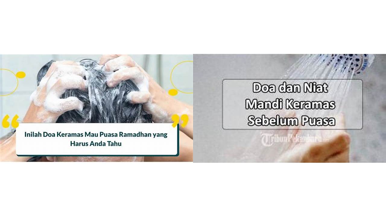 doa keramas mau puasa