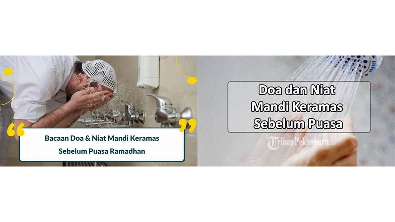 doa keramas sebelum ramadhan
