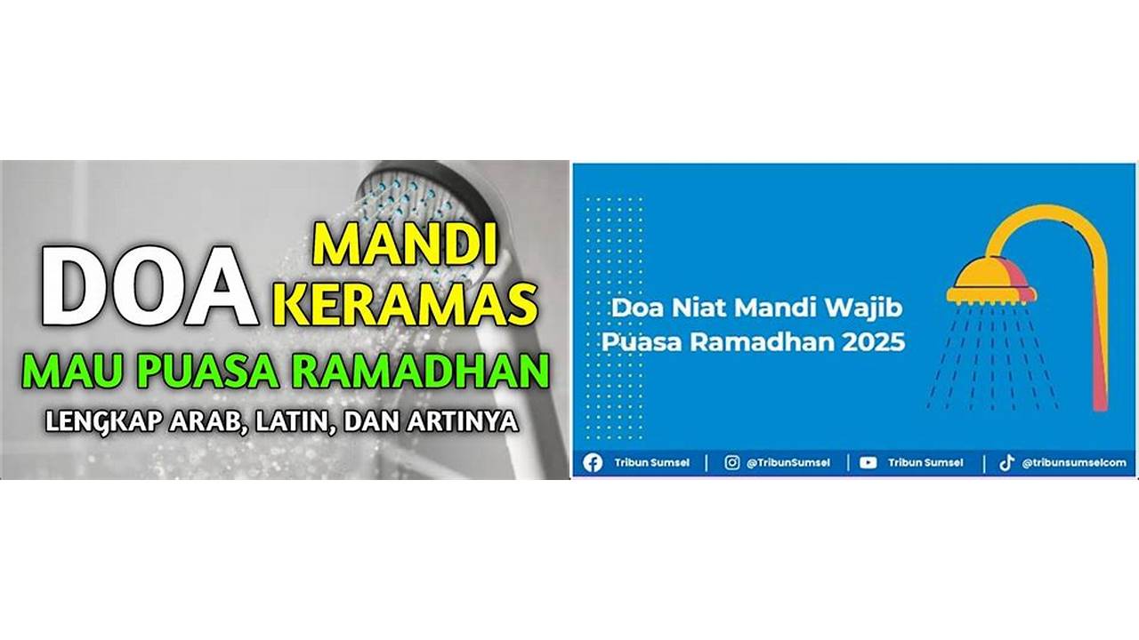 doa mau mandi puasa