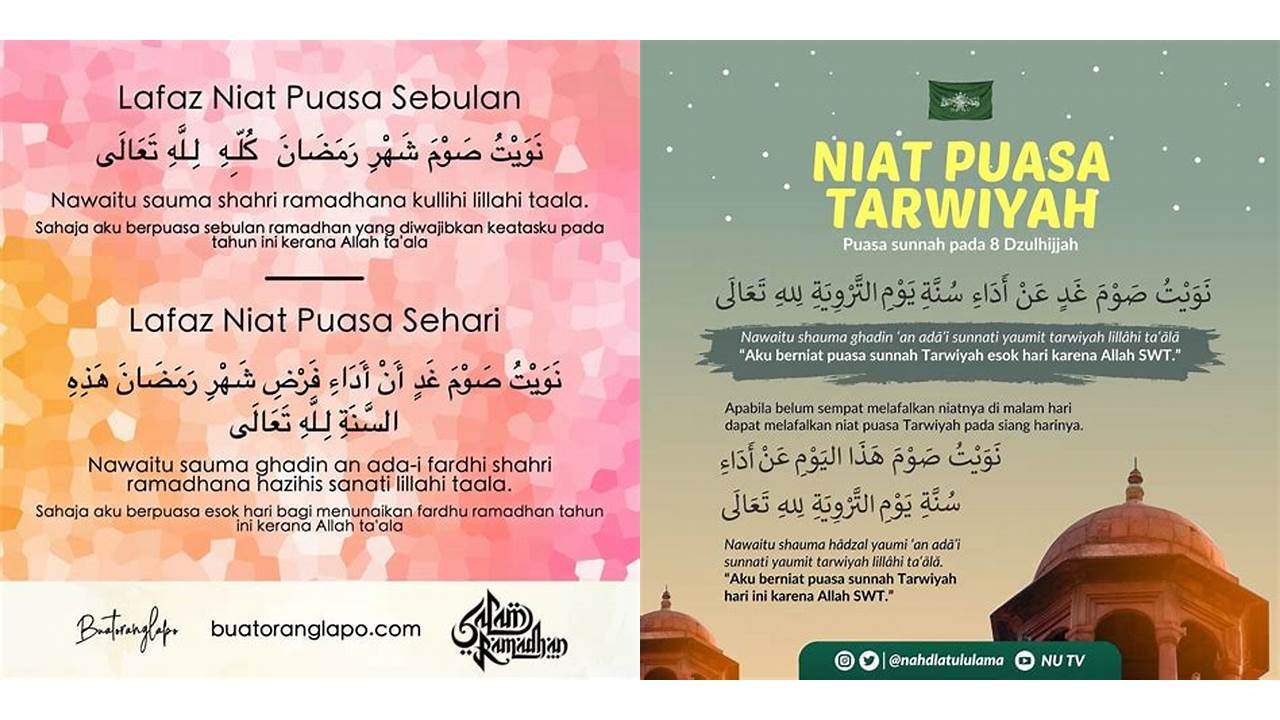 doa niat puasa bulan haji