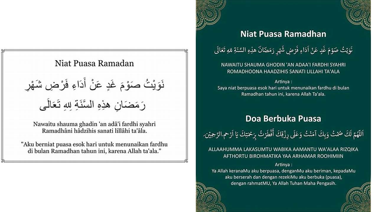 doa niat puasa maulid