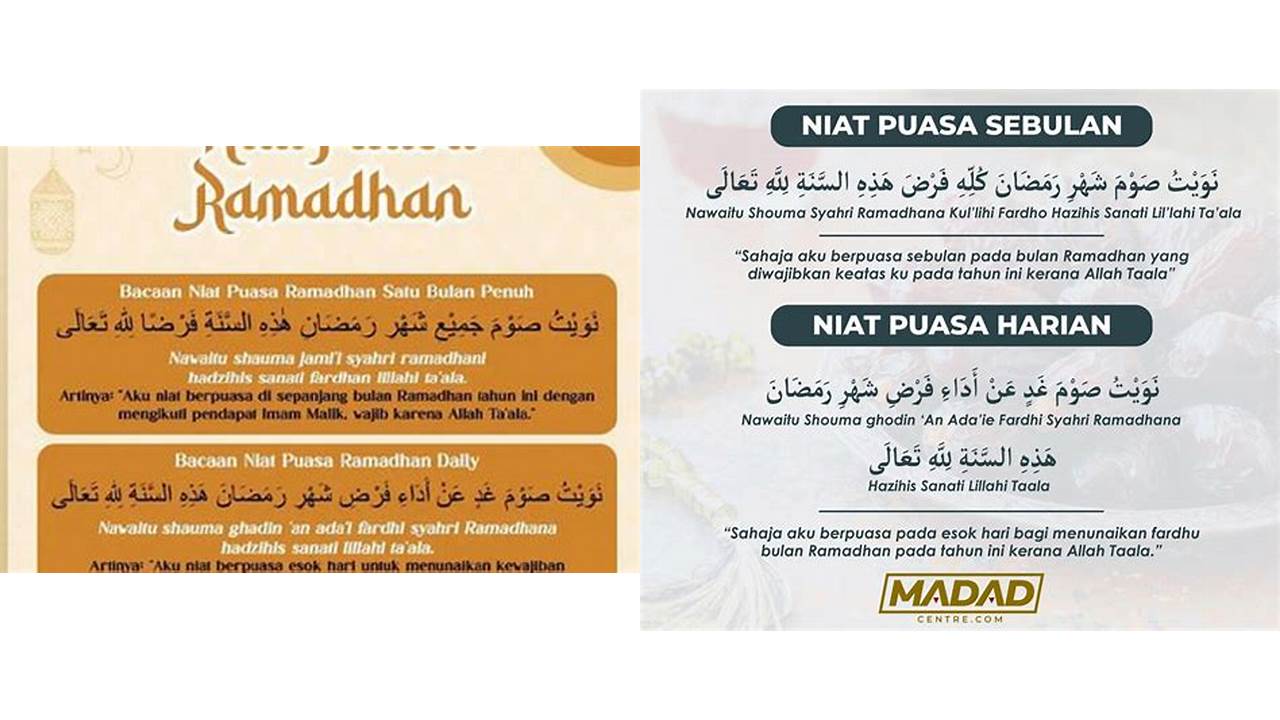 doa niat puasa satu bulan doa niat puasa satu bulan