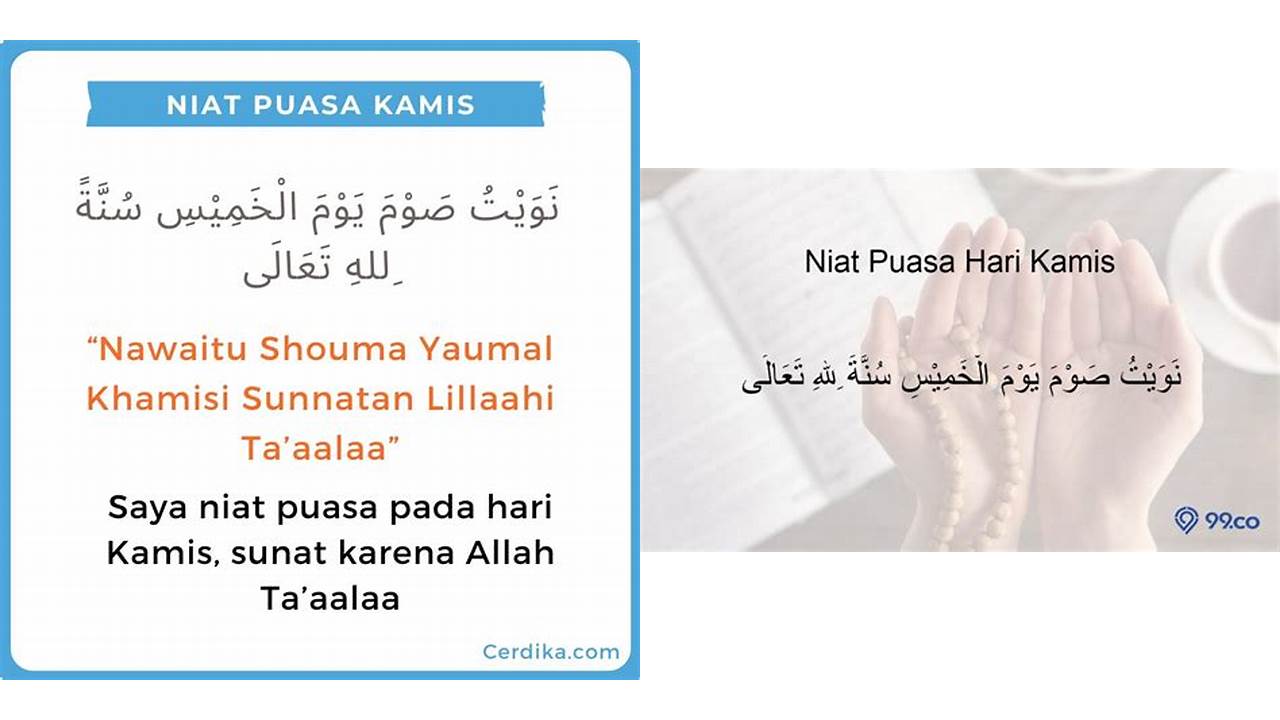doa puasa hari kamis doa puasa hari kamis
