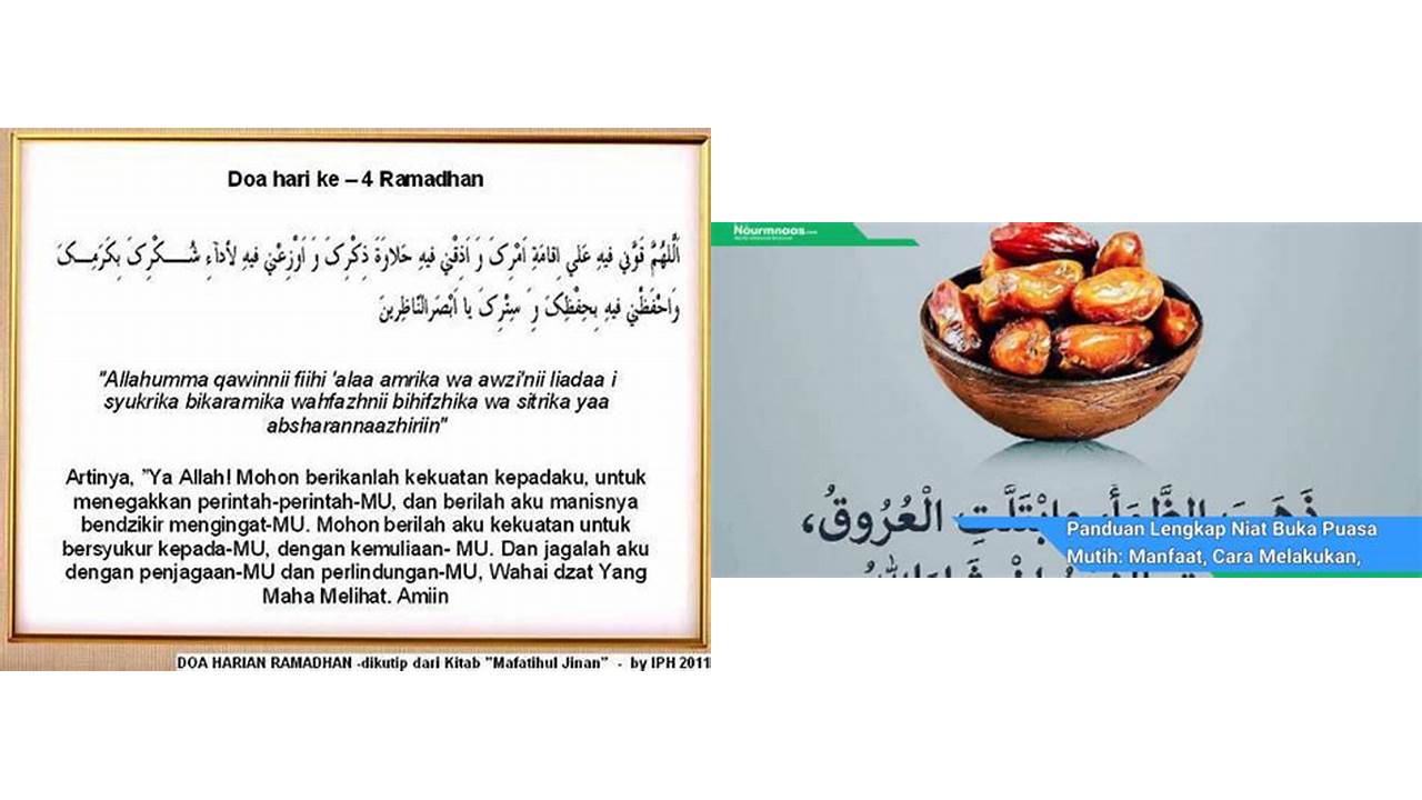 doa puasa mutih