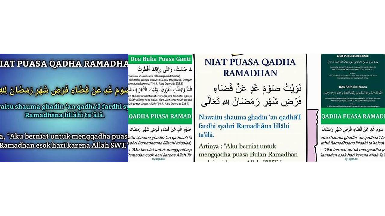 doa puasa qadha haid
