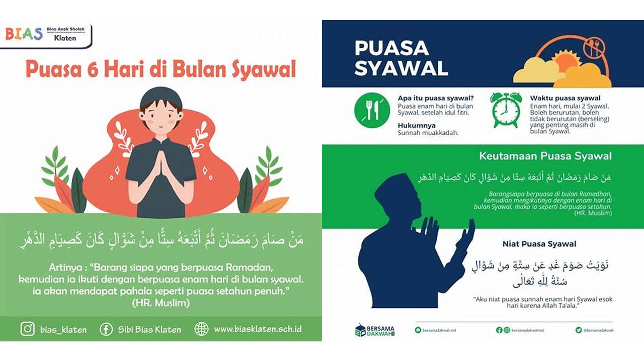 doa puasa syawal 6 hari