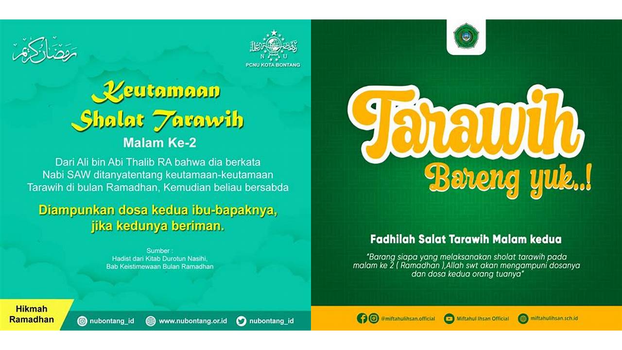 fadhilah tarawih malam ke 2 fadhilah tarawih malam ke 2