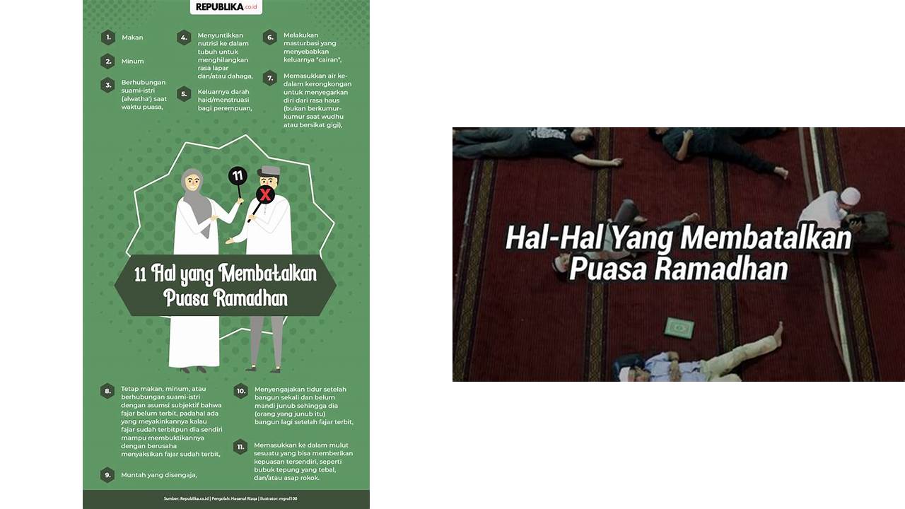 hal hal yang membatalkan puasa ramadhan hal hal yang membatalkan puasa ramadhan