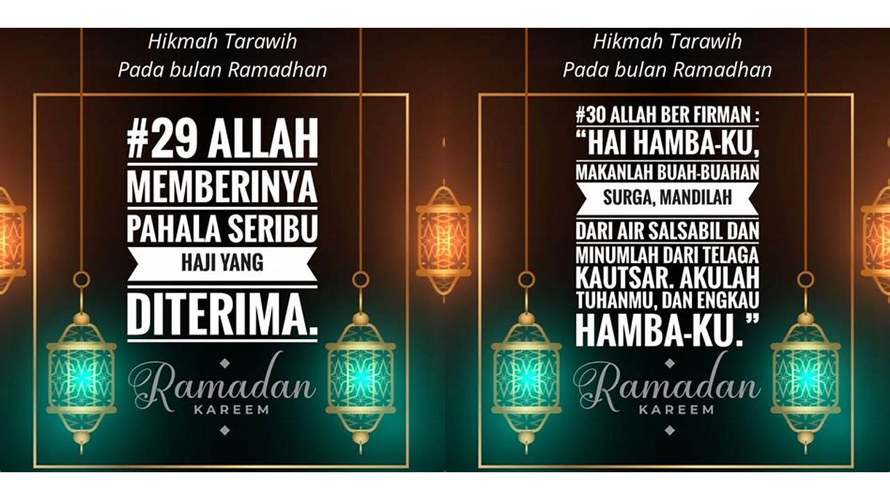 hikmah tarawih