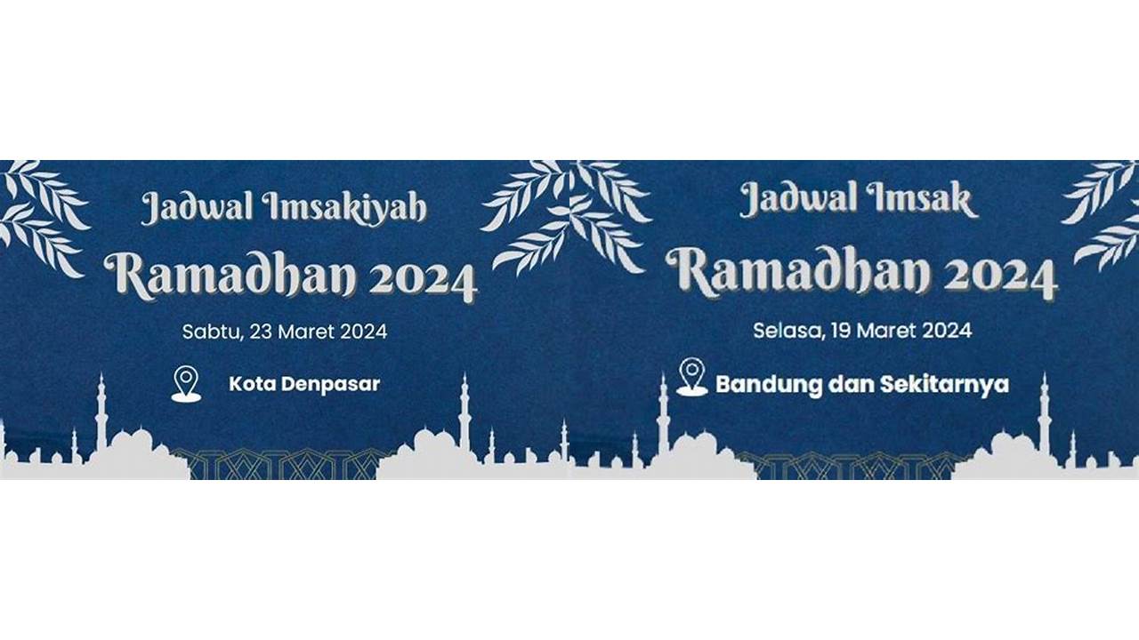 jadwal imsakiyah ramadhan 2024