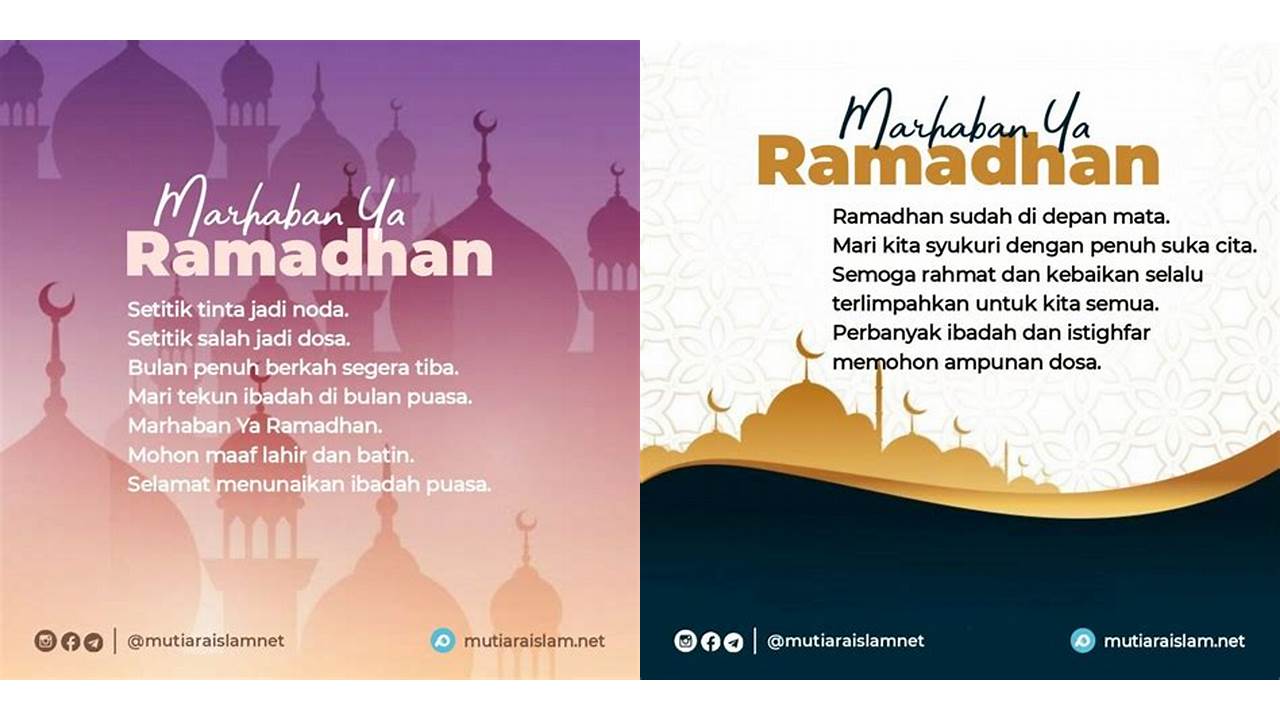 kata kata mutiara menyambut bulan ramadhan