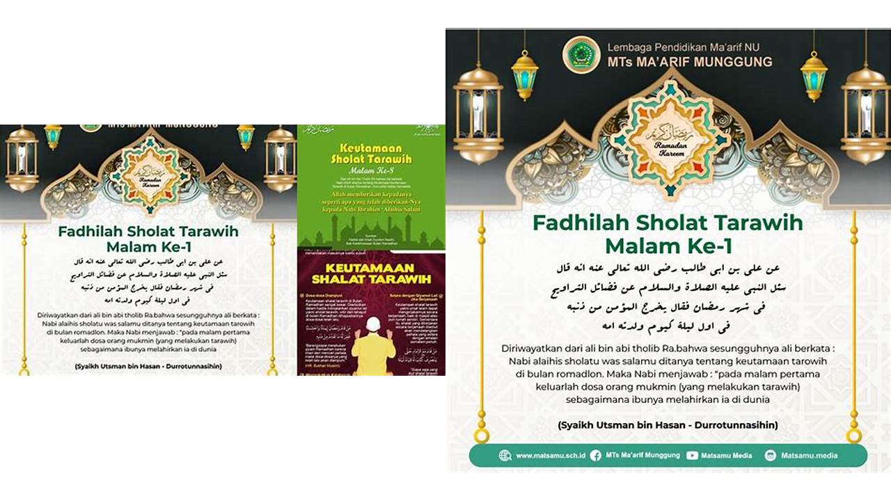 keutamaan shalat tarawih malam ke 8