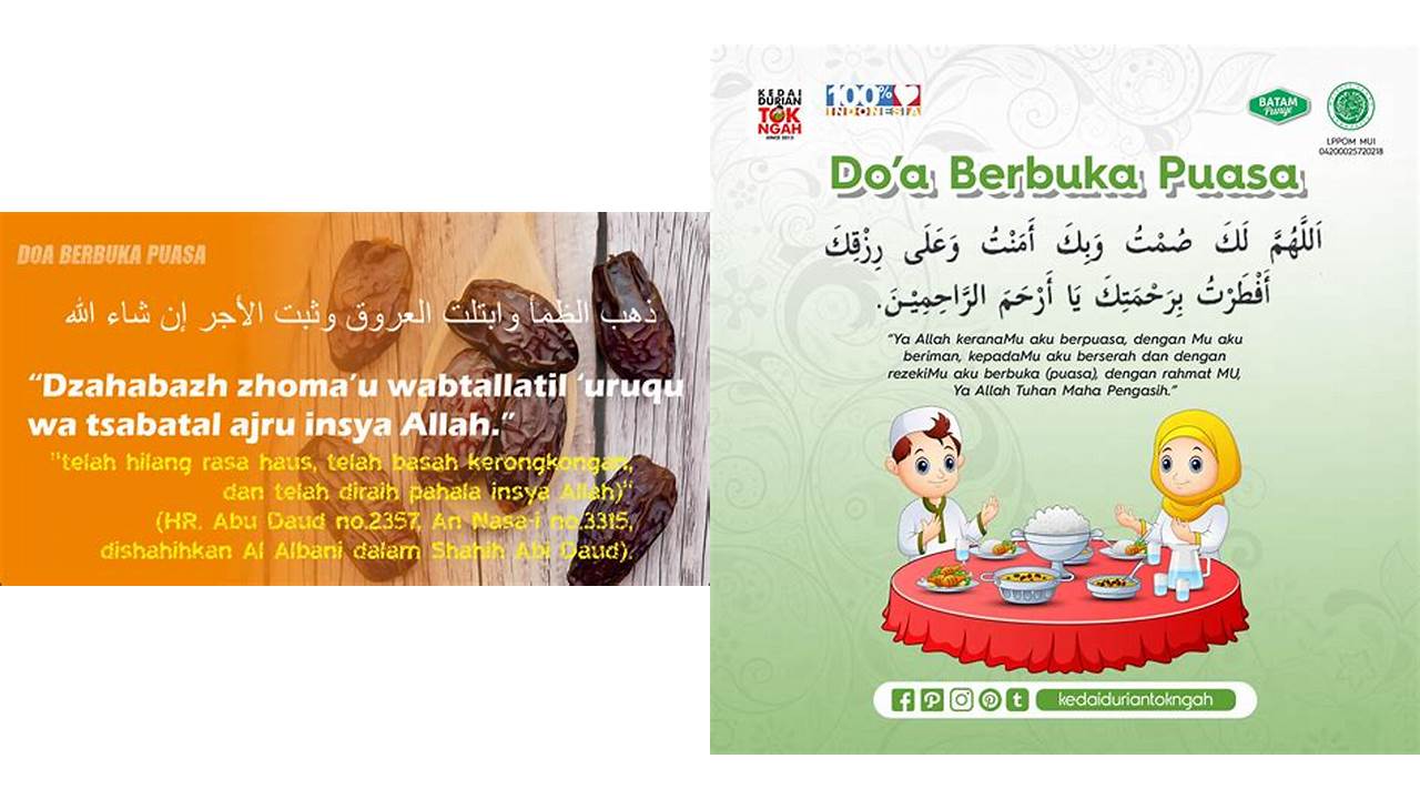 lupa baca doa berbuka puasa