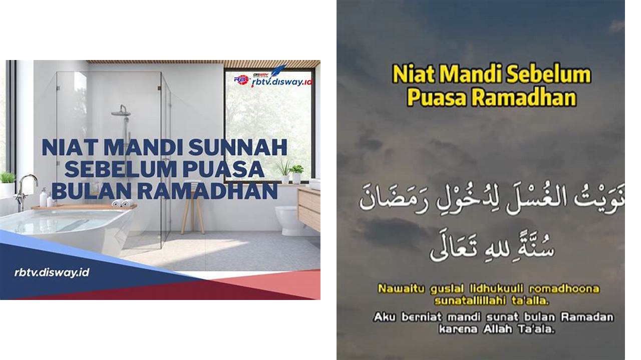 mandi sunnah ramadhan