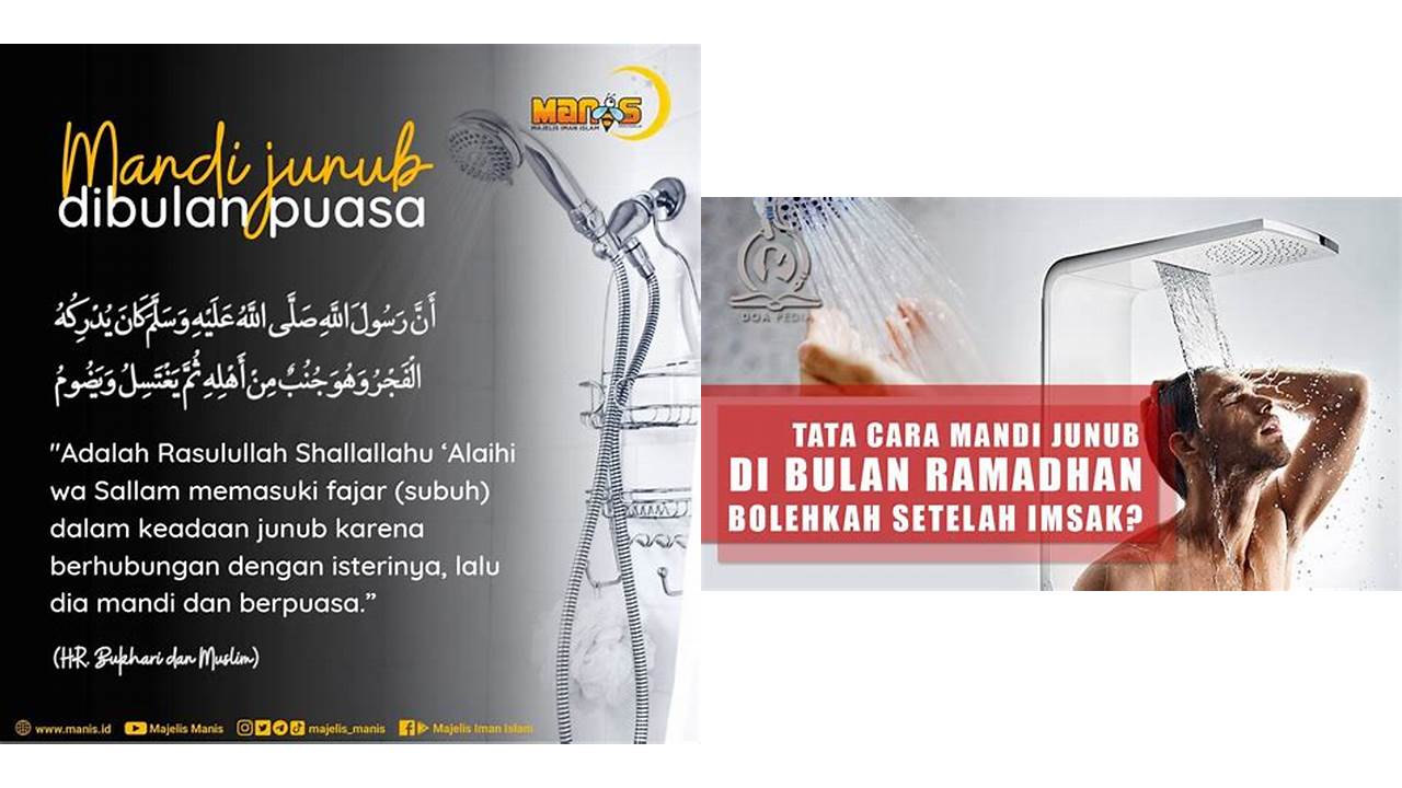 mandi wajib di bulan ramadhan