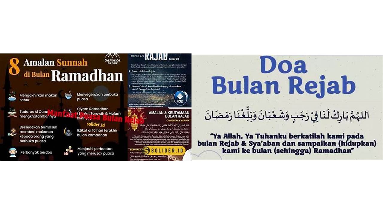 manfaat puasa bulan rejab