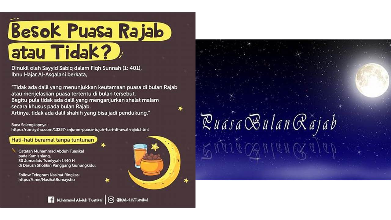 manfaat puasa di bulan rajab