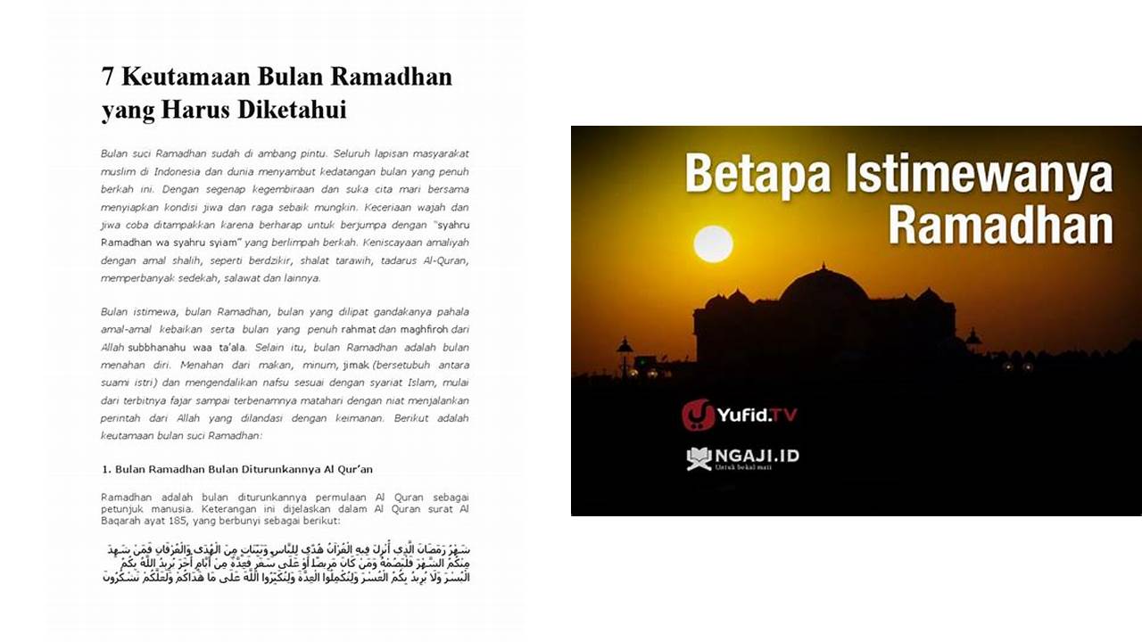 materi kultum bulan ramadhan