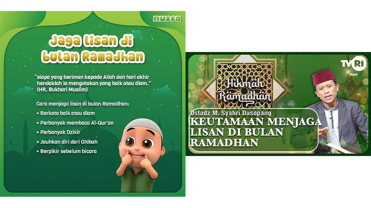 menjaga lisan di bulan ramadhan