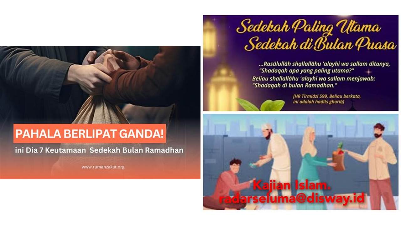pahala sedekah dibulan ramadhan pahala sedekah dibulan ramadhan