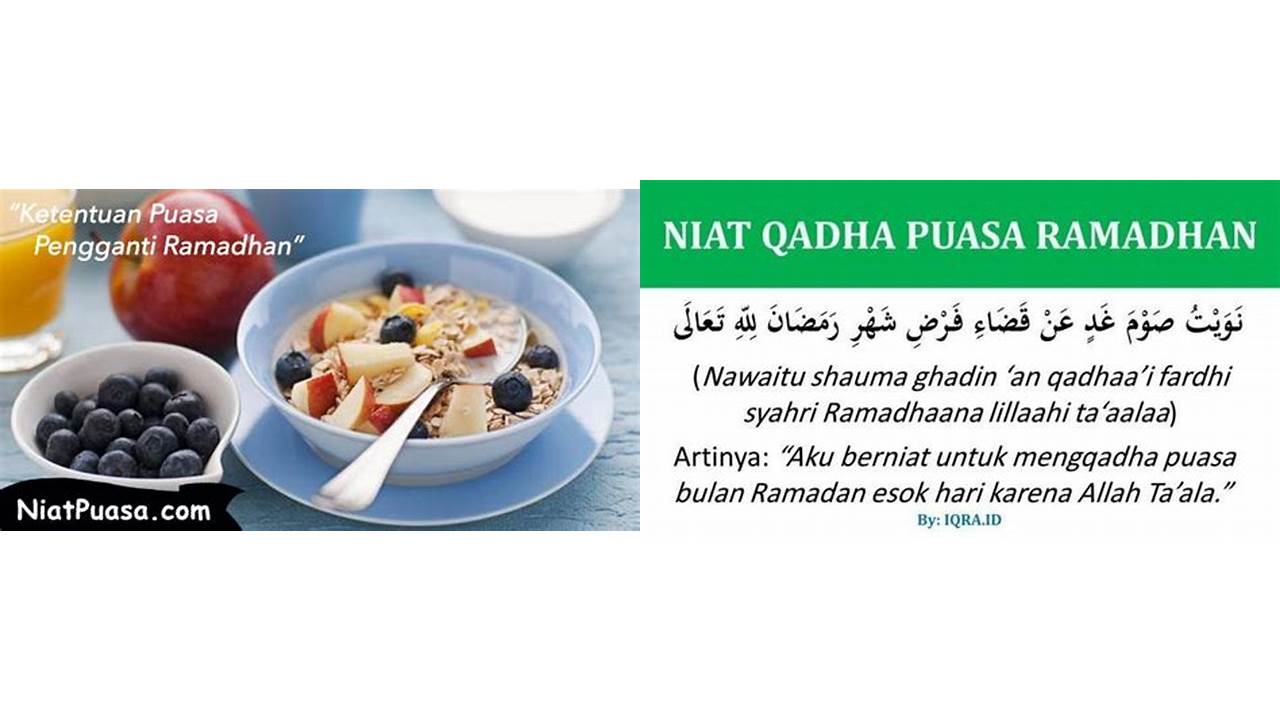 pengganti puasa ramadhan pengganti puasa ramadhan