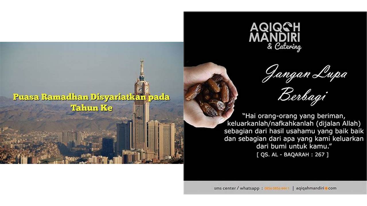 puasa ramadhan disyariatkan pada tahun ke