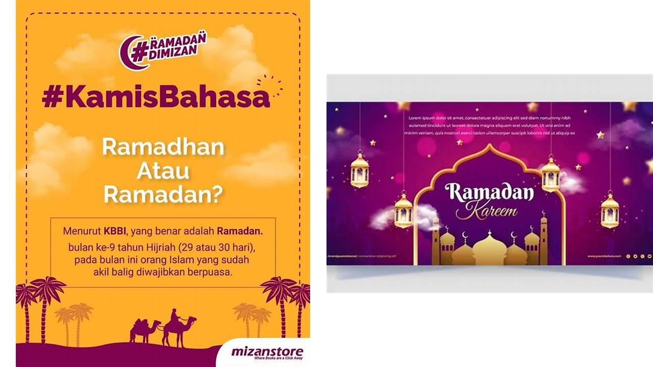 ramadhan atau ramadan kbbi