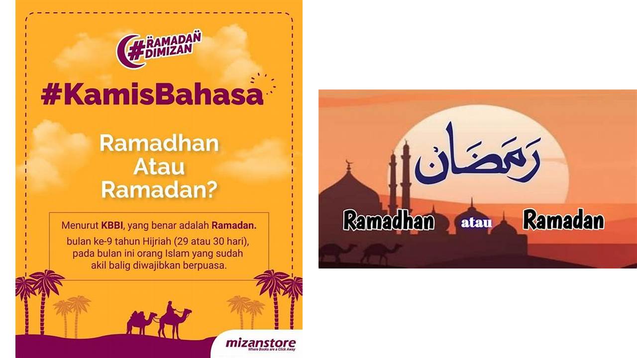 ramadhan atau ramadan ramadhan atau ramadan