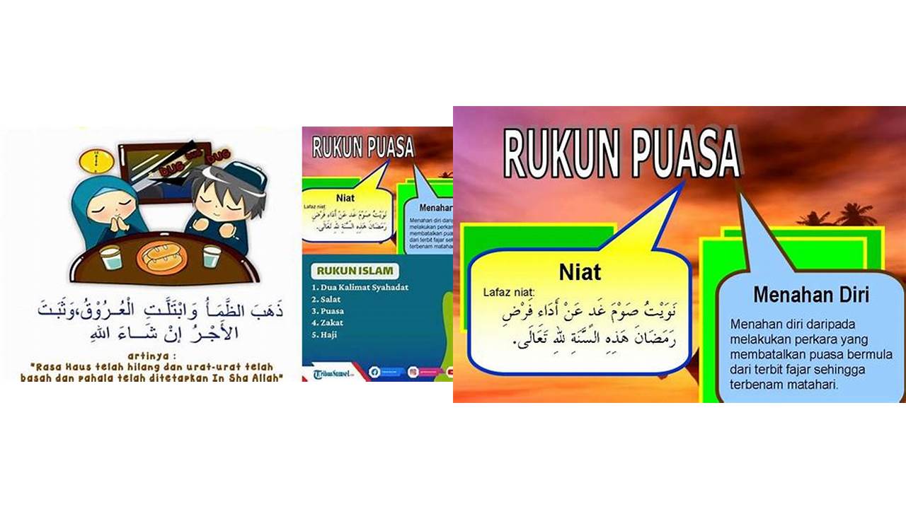 sebutkan rukun puasa ramadhan sebutkan rukun puasa ramadhan
