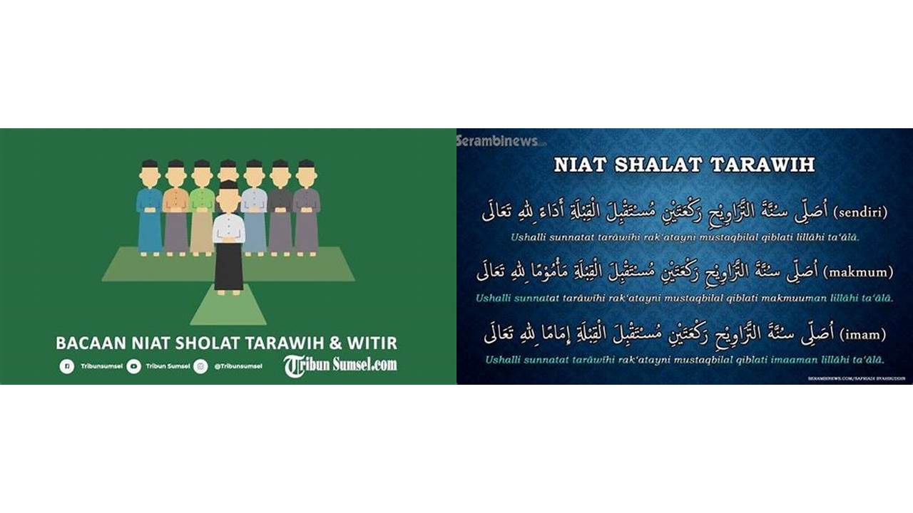 shalat tarawih dan witir