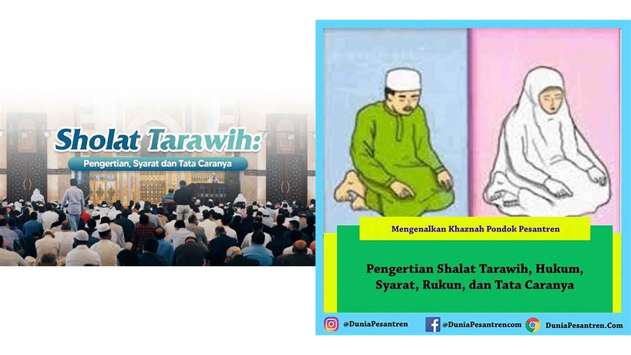 syarat shalat tarawih