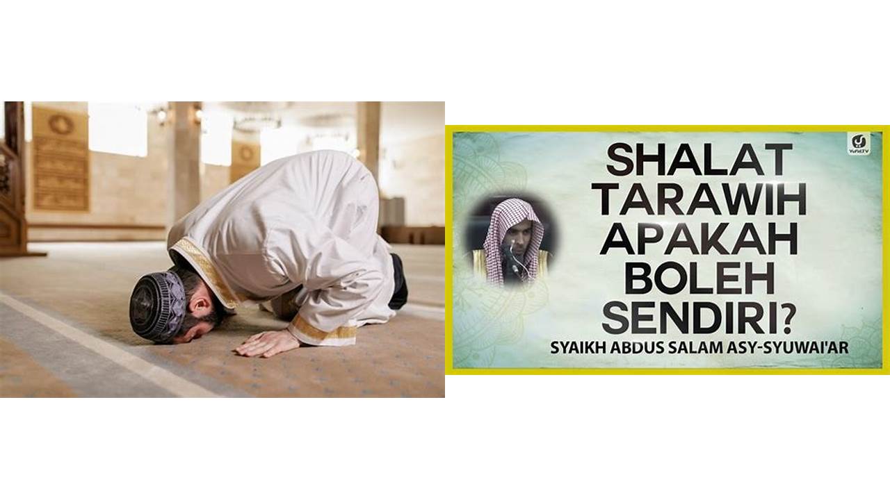 tarawih boleh sendiri