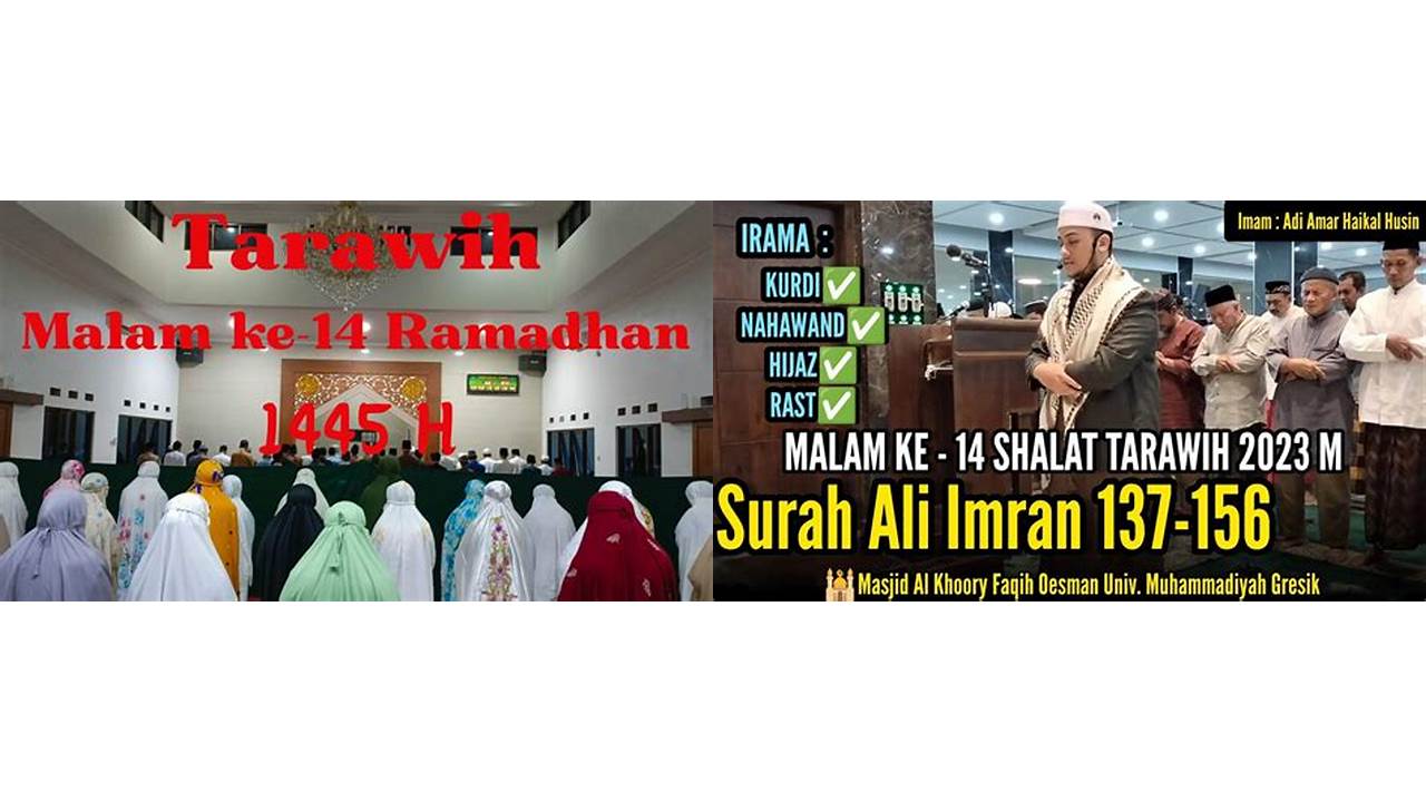 tarawih malam ke 14