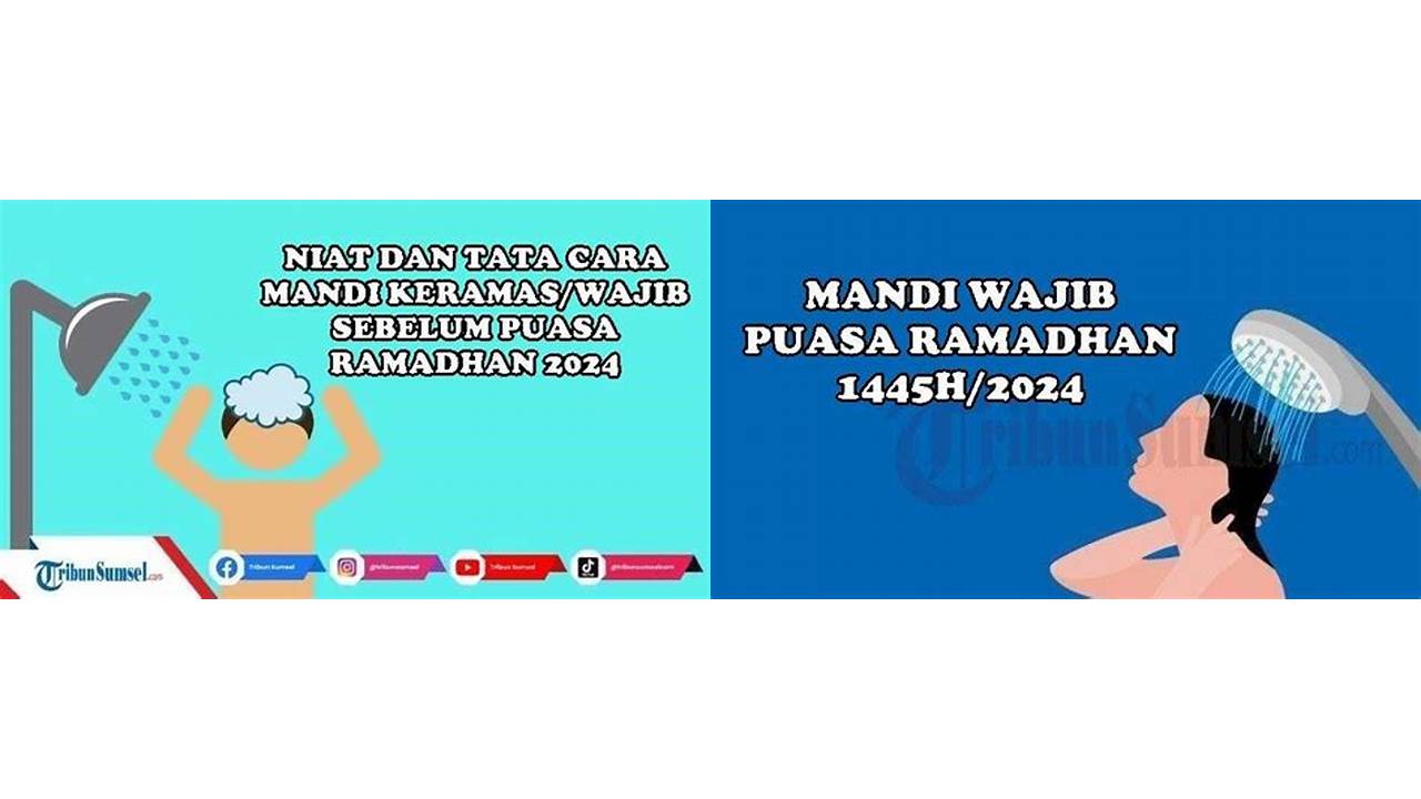 tata cara mandi wajib puasa ramadhan