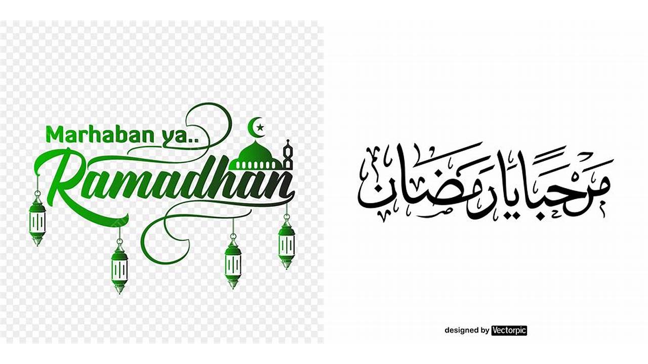 tulisan arab marhaban ya ramadhan