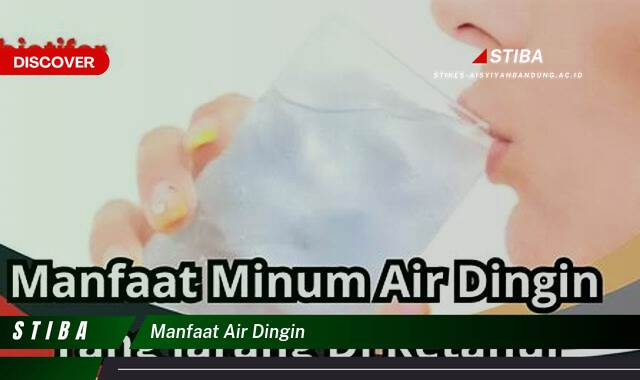 Temukan 8 Manfaat Air Dingin yang Wajib Kamu Intip