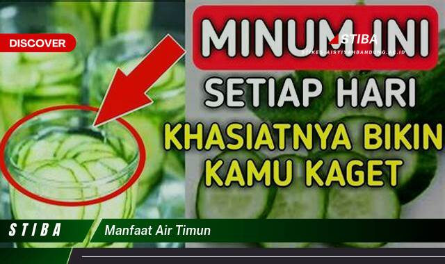 Temukan 10 Manfaat Air Timun yang Wajib Kamu Intip