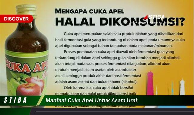 Inilah 9 Manfaat Cuka Apel untuk Asam Urat yang Wajib Kamu Intip