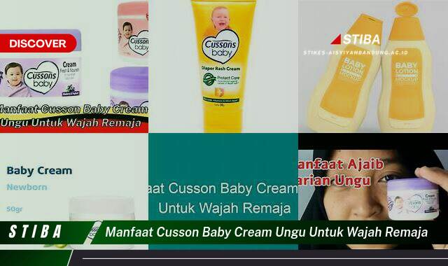 Temukan 9 Manfaat Cusson Baby Cream Ungu untuk Wajah Remaja yang Tidak Semua Orang Tau Temukan 9 Manfaat Cusson Baby Cream Ungu untuk Wajah Remaja yang Tidak Semua Orang Tau